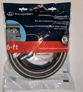 48337n Eastman 6-ft Dishwasher Install Kit With Cord Universal New Sealed