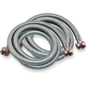 48372 Eastman Washing Machine Connector Pack Of 2 3/4 Inch Fht Connection 6 Foot
