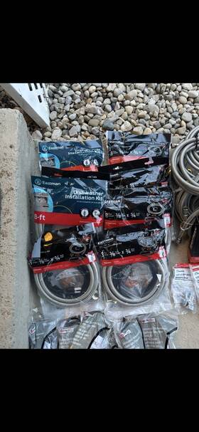 98552la Eastman Bulk Dishwasher Install Kit 8 Lines Sharkbite Valves And Brassfittings
