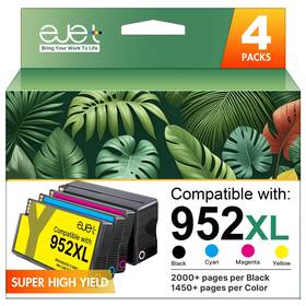 952xl Ejet Ink Cartridges Combo Pack High Page Yield 4-pack Compatible For
