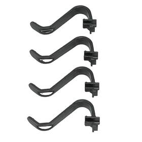 154528803 Electrolux Dish Rack Clips Dishwasher Upper Genuine Oem 4pc Set