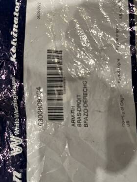 5300809704 Electrolux Frigidaire Dishwasher Right Arm New Sealed Bag