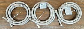 5304503340 Electrolux Lot Of 3 Dishwasher Connector Hose 6 Ft Long 3/8 Inch Ends No
