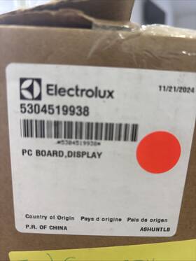 5304519938 Electrolux Pc Board Display
