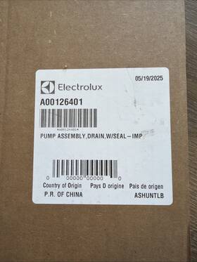 800126401 Electrolux Dishwasher Drain Pump