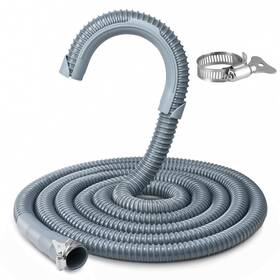 Elyfree 740107184837 Universal Washing Machine Drain Hose 8ft Corrugated Flexible Washer Ho