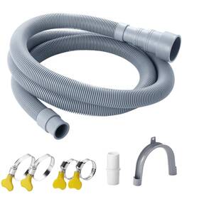 Ef-0055 Elyfree Washing Machine Drain Hose 5 Feet Flexible Washer Extension Univ