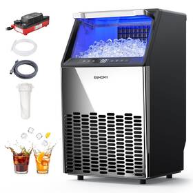 Cim015-100abs Euhomy Under Counter Ice Maker With Drain Pump 120 Lbs/24h Commercial Ma