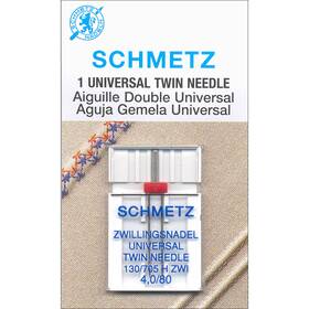 1794 Euro-notions Schmetz Twin Machine Needle-size 4.0/80 1/pkg -
