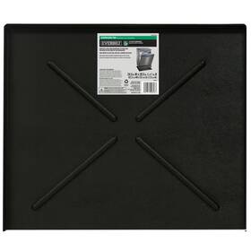 Everbilt 445029775776 24.5 Inch X 20.5 Black Dishwasher Pan