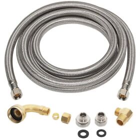 1001 Everbilt Universal Dishwasher Supply Line 8ft 280 445 Ob