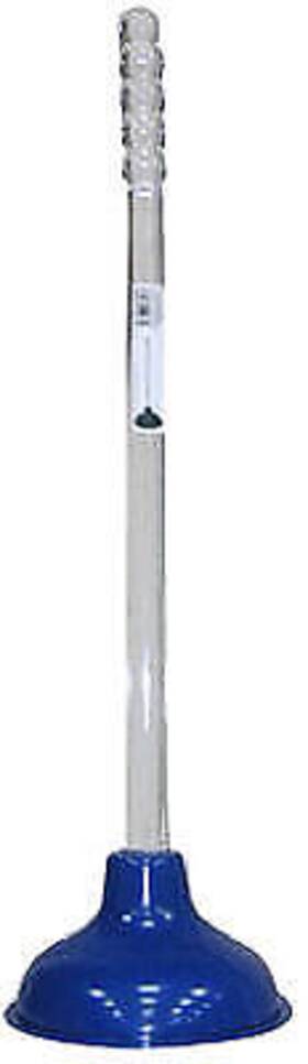 C28822 Everflow Industrial Supply Toilet Plunger Blue With Clear Handle