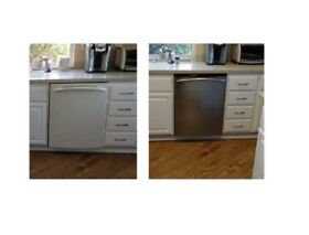 Ez Faux Decor Stainless Steel Refrigerator Door Panel Cover Sheet Vinyl