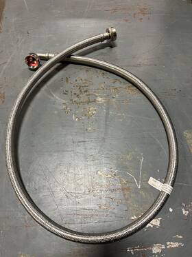 0923 Ez-flo 48 Inch Stainless Steel Dishwasher Supply Line #0923