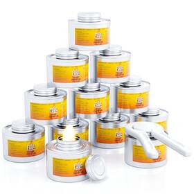 Fhs Retail 733520625896 6 Hour Chafing Fuel 12-pack Cans For Dishes Premium Food Warming