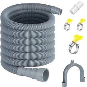 Hoses-3m Fieaheily 10ft Washing Machine Drain Hose With Clamp Universal Extension Kit For