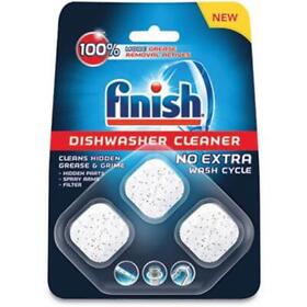 Finish 98897pk Dishwasher Cleaner Pouches Original Scent 3 Per Pack