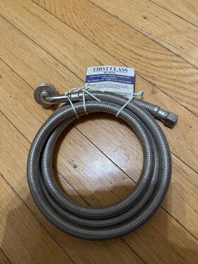 50-1031l First Class 1031l Stainless Steel 60 Inch Connector 3/8 Comp X