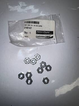 218147 Fisher & Paykel And Hex Nut 10-24 Zinc 10pk Genuine Oem Replacement Part