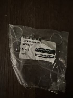 525482p Fisher & Paykel And Dishwasher Clip Wire Drain Pkt 2 Replaces 525482