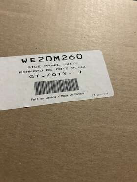 We20m260 Fisher & Paykel And Side Panel White
