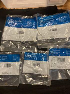Wd12x10261 Fits Ge General Electric Aftermarket Wd12x10126 Lot Of 5 Lower Dishrack Roller Stud #