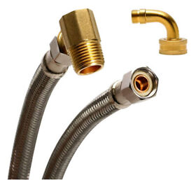 B6w48k Fluidmaster Braided Stainless Steel Dishwasher Connector 48inch Length