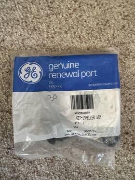 Wd19x10039 Foreverpro Kit Impeller Asm For Ge Dishwasher Ap3997972 1263970
