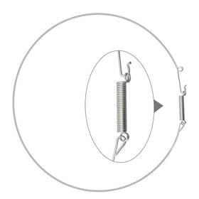 Aca56078801 Fospectra 2024121903 Gasket Clamp Assembly For Kenmore Lg Maytag Front-load Washing Ma
