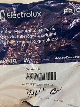 137544800 Frigidaire Oem New Dishwasher Water Inlet Valve Mist Part#
