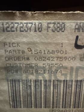 154168901 Frigidaire Genuine Oem Dishwasher Electric Control Timer