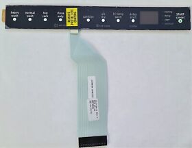 154778003 Frigidaire Touch Panel Insert Membrane Pad For Dish Washer Replacement