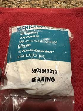 530-394-3010 Frigidaire Dishwasher Bearing