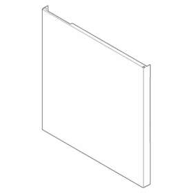 5304506907 Frigidaire Dishwasher Door Outer Panel Assembly White Genuine Oem
