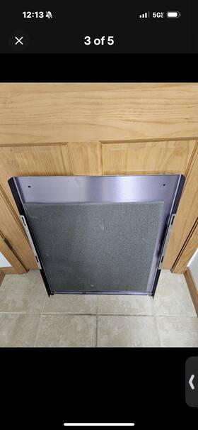 5304510718 Frigidaire Oem Dishwasher Door Front Panel Stainless # 807278518