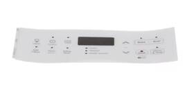 553488 Frigidaire Fits 12 Rev B Overlay Control Panel White
