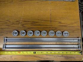 Frigidaire 686754026840 Dishwasher Dishrack Slide Rails With Rollers