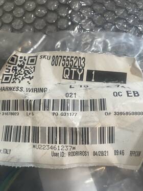 807555203 Frigidaire Oem New Dishwasher Heating Wiring Harness Ships Fast