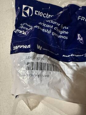 5304519296 Frigidaire Ffbd2420us Frigidare Dishwasher Pressure Switch