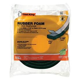 R516h Frost King 1-1/4-inch By 7/16-inch 10-foot Thick Sponge Rubber Foam