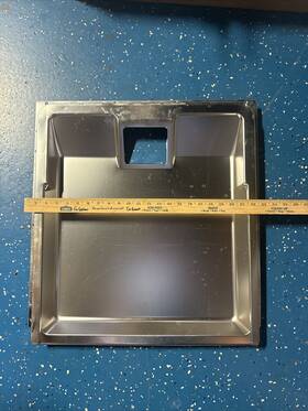 Df250762 Gaggenau 00218781 Dishwasher Door-inner Stainless Steel Df250762/51
