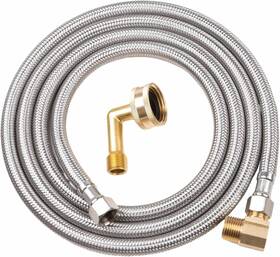 Gcbcrit 717023051710 Universal Dishwasher Installation Kit 10 Ft Supply Line 3/8 Inch