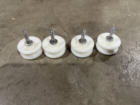 143c8134 Ge Dishwasher Upper Rack Roller Wheel Off-white Set Of 4 Asmn