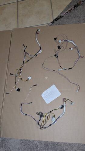 265d1812g012 Ge Wire Harness Dishwasher 3 Pieces