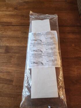 265d2413g014 Ge General Electric Dishwasher Sound Shield Insulation-rear Insulation New