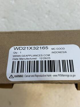 Boardwd21x32165 Ge Configured Service Machine Control
