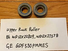 Gdf530pmmes Ge Qty 2 Upper Dish Rack Rollers Wd12x22829 Wd12x27578 Dishwasher