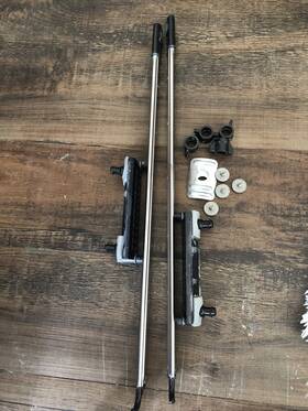 Gdt695sgj4bb Ge Dishwasher Upper Basket Slide Rails Assembly Pair Black