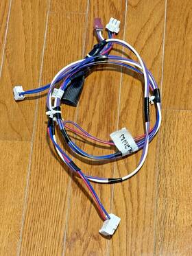 Gpt225sgl2ww Ge Wire Harness 0120400207d On Sticker For Model Dishwasher Wh8