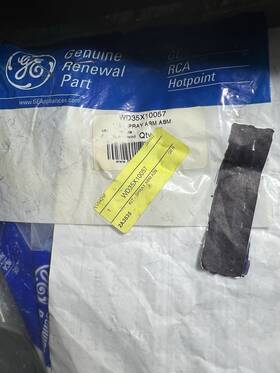 Wd35x10057 Ge/hotpoint Genuine Oem Washarm For Dishwasher